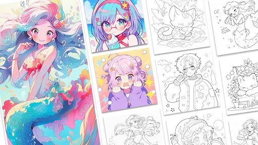 Cute Drawing : Anime Color Fan screenshot