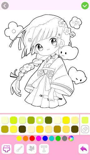 Cute Drawing : Anime Color Fan screenshot
