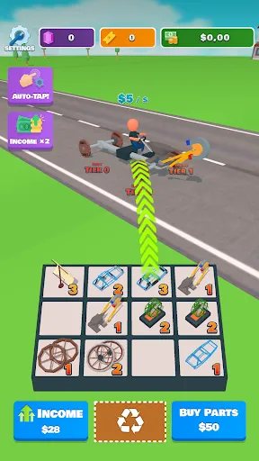 Idle Racer — Tap, Merge & Race screenshot