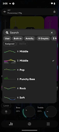 Poweramp Equalizer screenshot