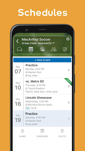 TeamReach - Your Team App screenshot