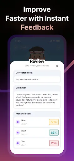 LunaSpeak: AI Speaking Coach screenshot