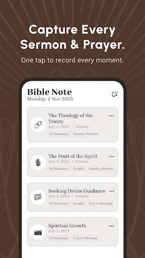 Bible Note Taker & Recorder screenshot