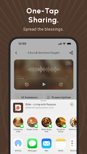 Bible Note Taker & Recorder screenshot