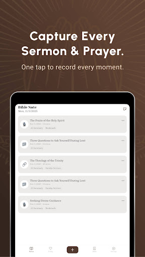 Bible Note Taker & Recorder screenshot