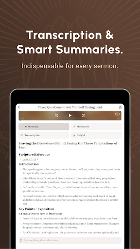 Bible Note Taker & Recorder screenshot
