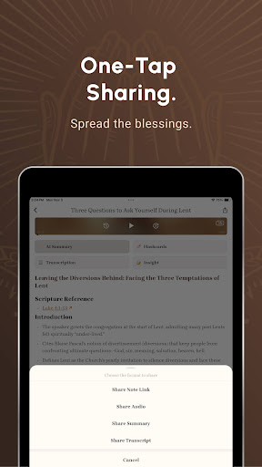 Bible Note Taker & Recorder screenshot