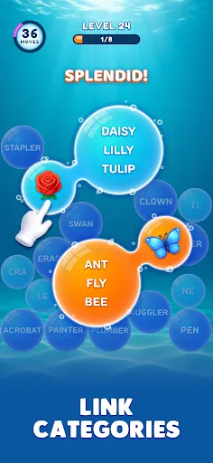 Bubble Word Jam screenshot