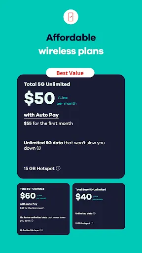 My Total Wireless: Account App screenshot
