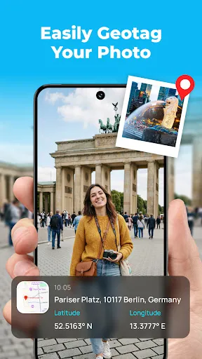 GPS Camera: Timestamp Map screenshot