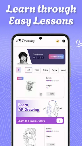 Draw Anime Sketch : AR Drawing screenshot
