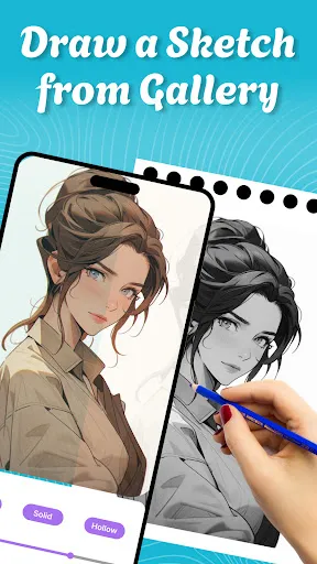 Draw Anime Sketch : AR Drawing screenshot