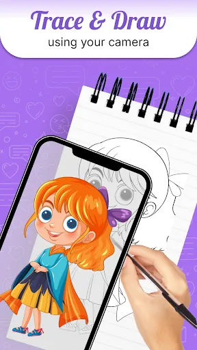 Draw Anime Sketch : AR Drawing screenshot