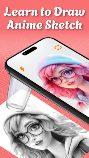 Draw Anime Sketch : AR Drawing screenshot