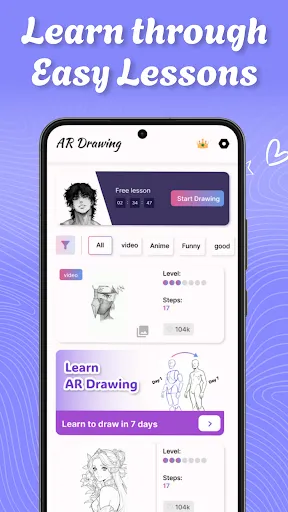 Draw Anime Sketch : AR Drawing screenshot