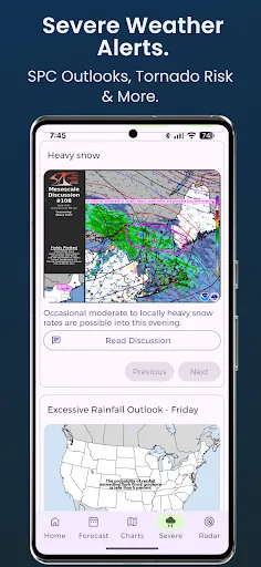 NWS Weather Report screenshot