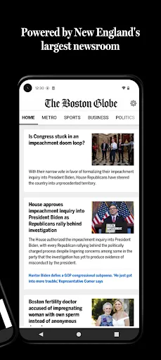 The Boston Globe screenshot