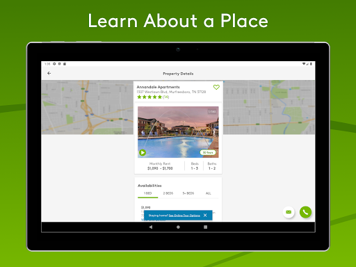 Apartments.com Rental Search screenshot