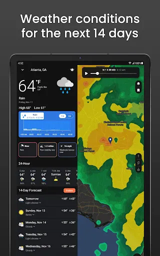 Clime: NOAA Weather Radar Live screenshot