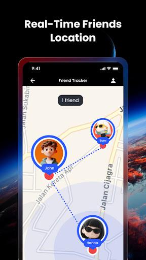 Live Earth Map & GPS Tracker screenshot