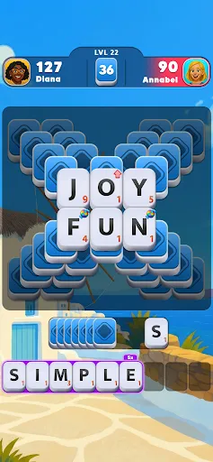 Word Tiles GO screenshot