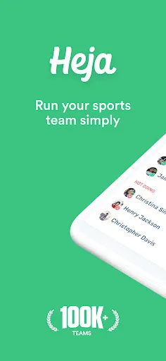 Heja Sports Team Communication screenshot