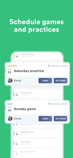 Heja Sports Team Communication screenshot