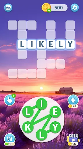 Sky Words: Relax Puzzle Games screenshot