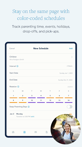 OurFamilyWizard Co-Parent App screenshot