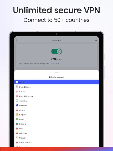 McAfee Security: Antivirus VPN screenshot