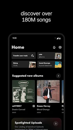 TIDAL Music: HiFi sound screenshot