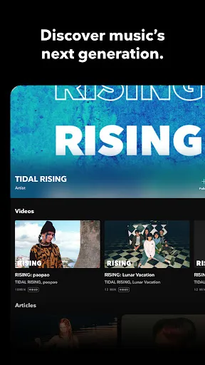 TIDAL Music: HiFi sound screenshot