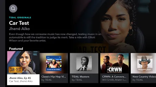 TIDAL Music: HiFi sound screenshot