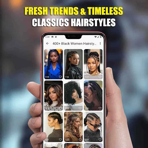 400+ Black Women Hairstyles screenshot