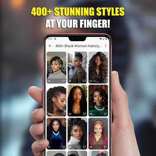 400+ Black Women Hairstyles screenshot