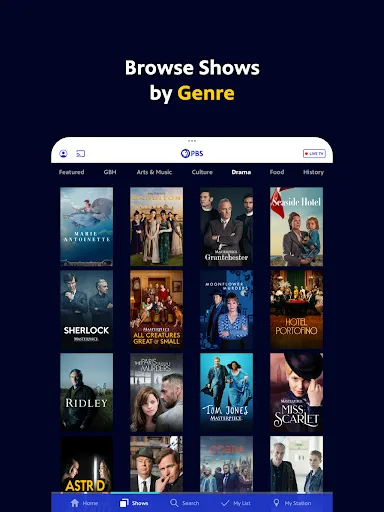 PBS: TV Shows & Documentaries screenshot