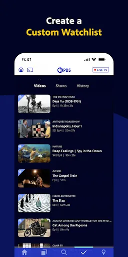 PBS: TV Shows & Documentaries screenshot