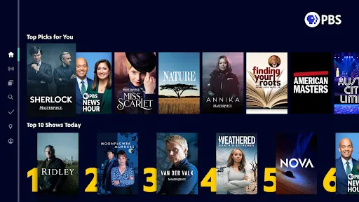 PBS: TV Shows & Documentaries screenshot