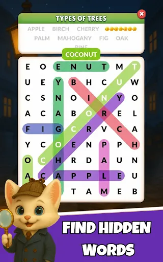 Word Search Meow - Cat Puzzle screenshot