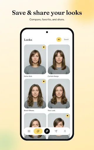 Snip: AI Hairstyle Try-On screenshot