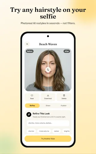 Snip: AI Hairstyle Try-On screenshot