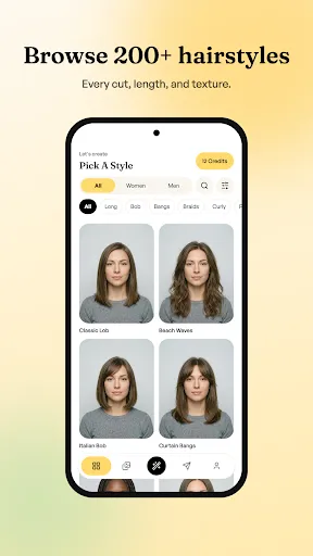 Snip: AI Hairstyle Try-On screenshot