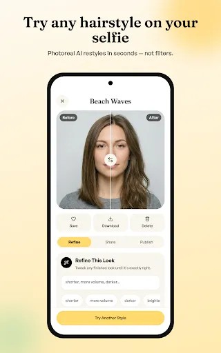 Snip: AI Hairstyle Try-On screenshot