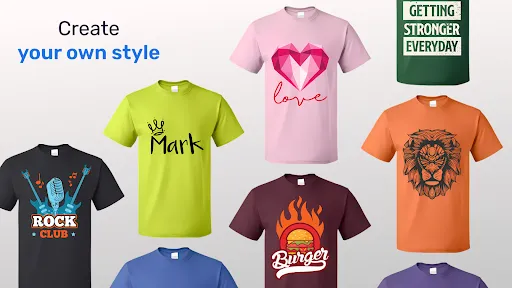 T Shirt Design - T Shirts Art screenshot