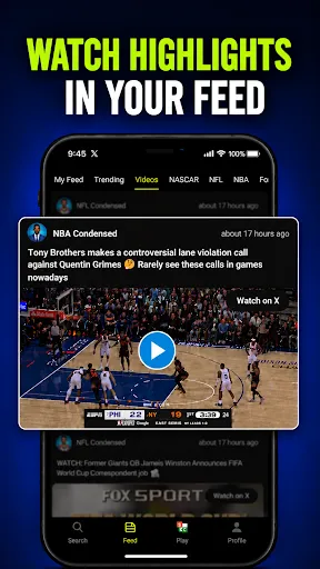 Sports Condensed—9 Second News screenshot