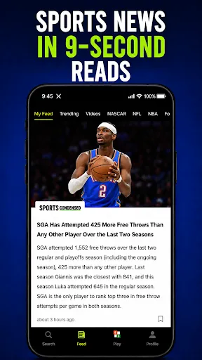 Sports Condensed—9 Second News screenshot