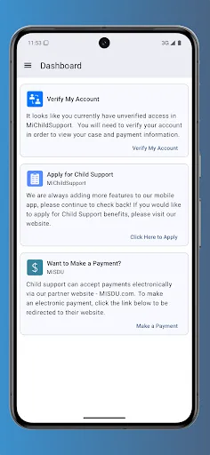 MiChildSupport screenshot