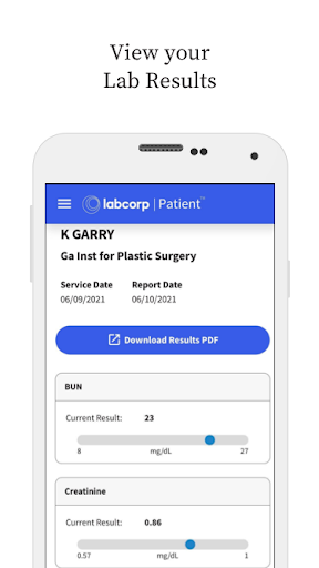 Labcorp | Patient screenshot