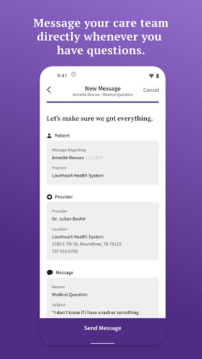 athenaPatient screenshot