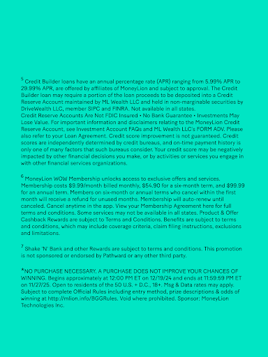 MoneyLion: Banking & Cash Back screenshot